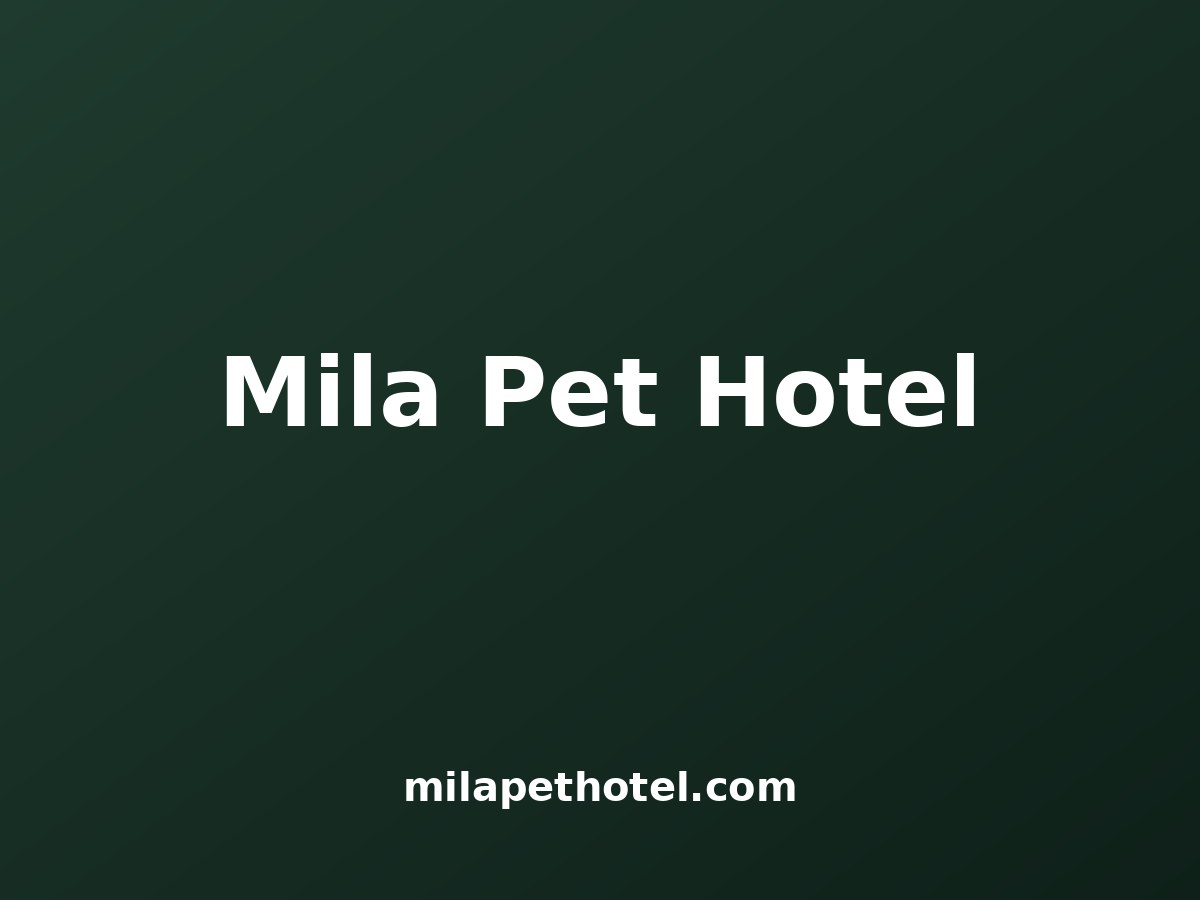 Screenshot of Mila Pet Hotel — Pet hotel / boarding website