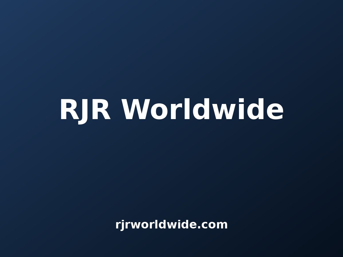 Screenshot of RJR Worldwide — Industrial / logistics website
