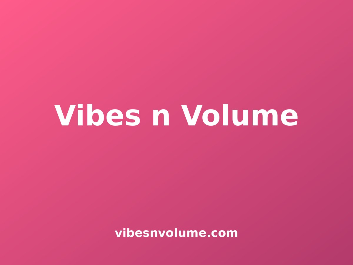 Screenshot of Vibes n Volume — Hairstylist / beauty website